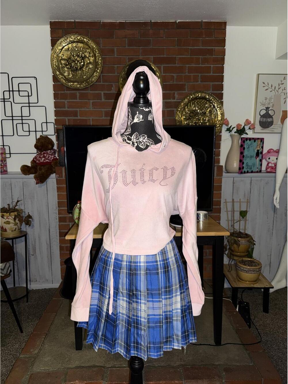 Y2k inspired juicy couture velour pullover
